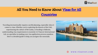 all you need to know about visas for all countries