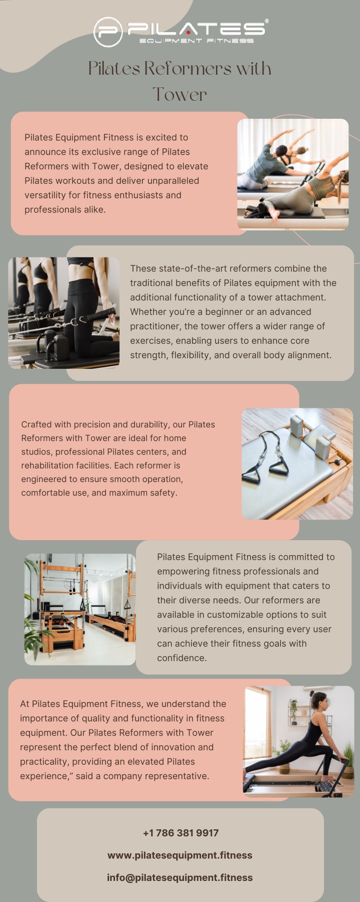 pilates reformers with tower