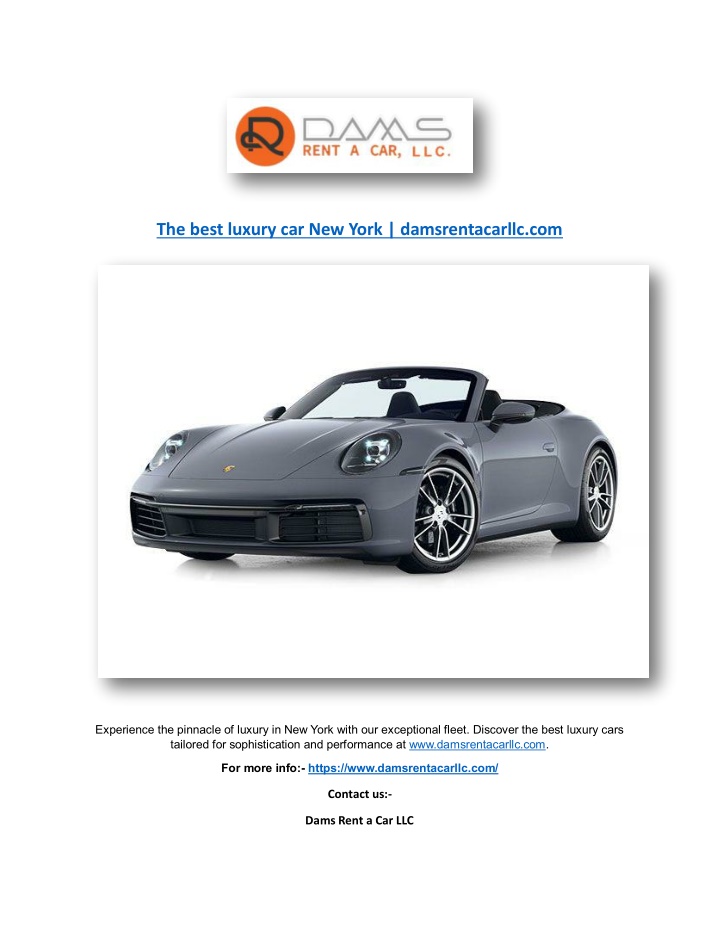 the best luxury car new york damsrentacarllc com