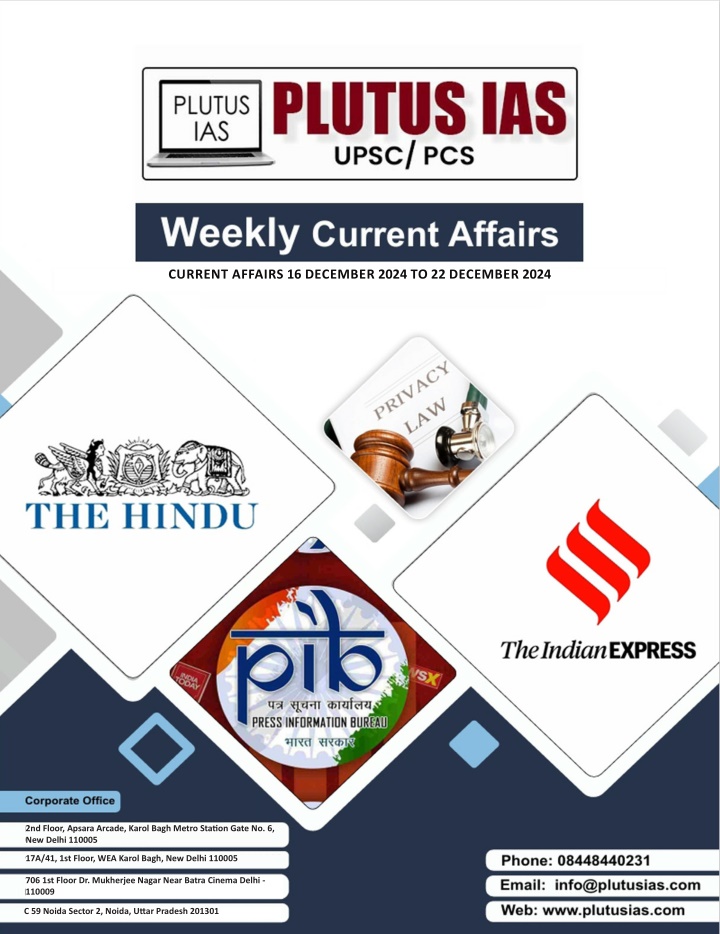 current affairs 16 december 2024 to 22 december