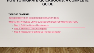How to Migrate QuickBooks for Small Businesses