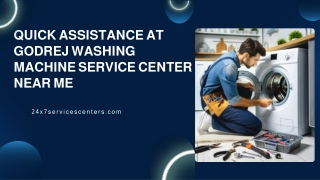 quick assistance at godrej washing machine