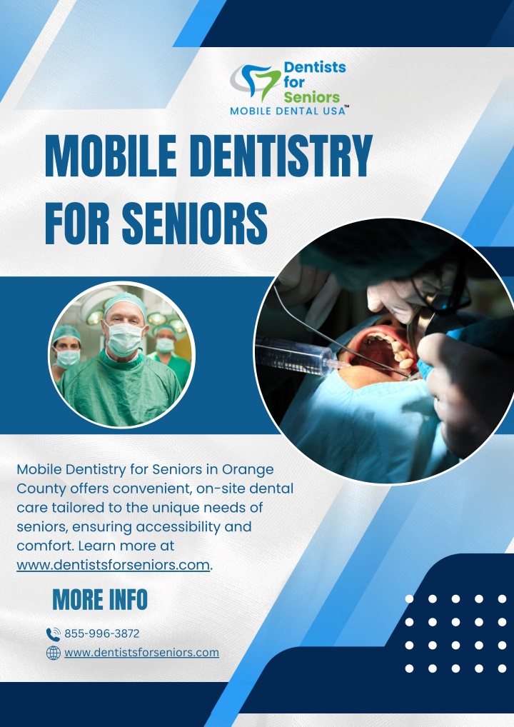 mobile dentistry for seniors