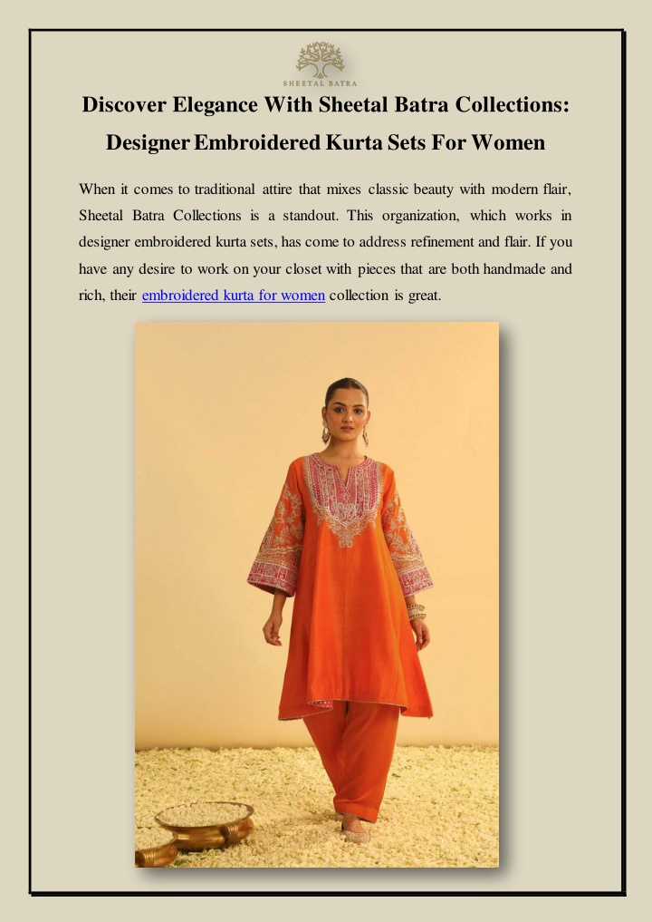 discover elegance with sheetal batra collections