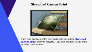 stretched canvas print