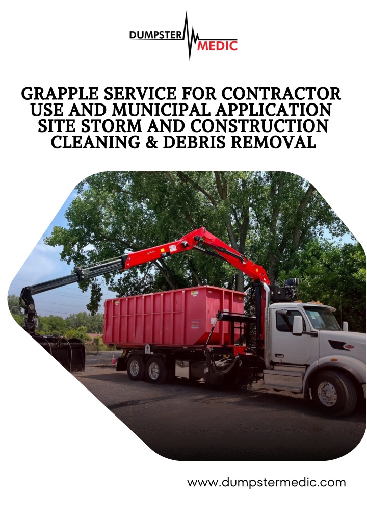 grapple service for contractor use and municipal