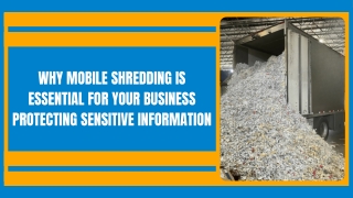 Trusted Mobile Shredding Experts