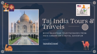 Book Rajasthan Tour Packages from India Embark on a Royal Adventur