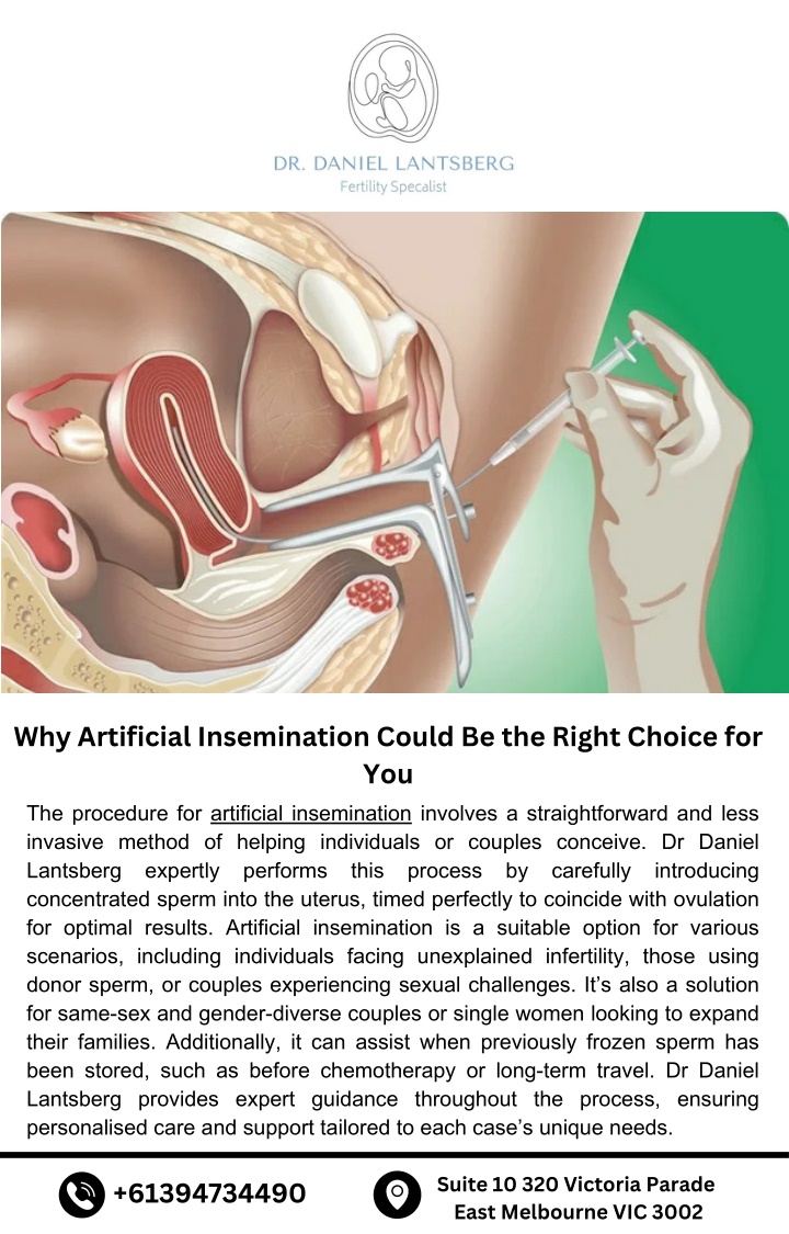 why artificial insemination could be the right