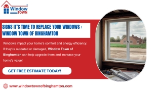 Signs It’s Time to Replace Your Windows :  Window Town of Binghamton