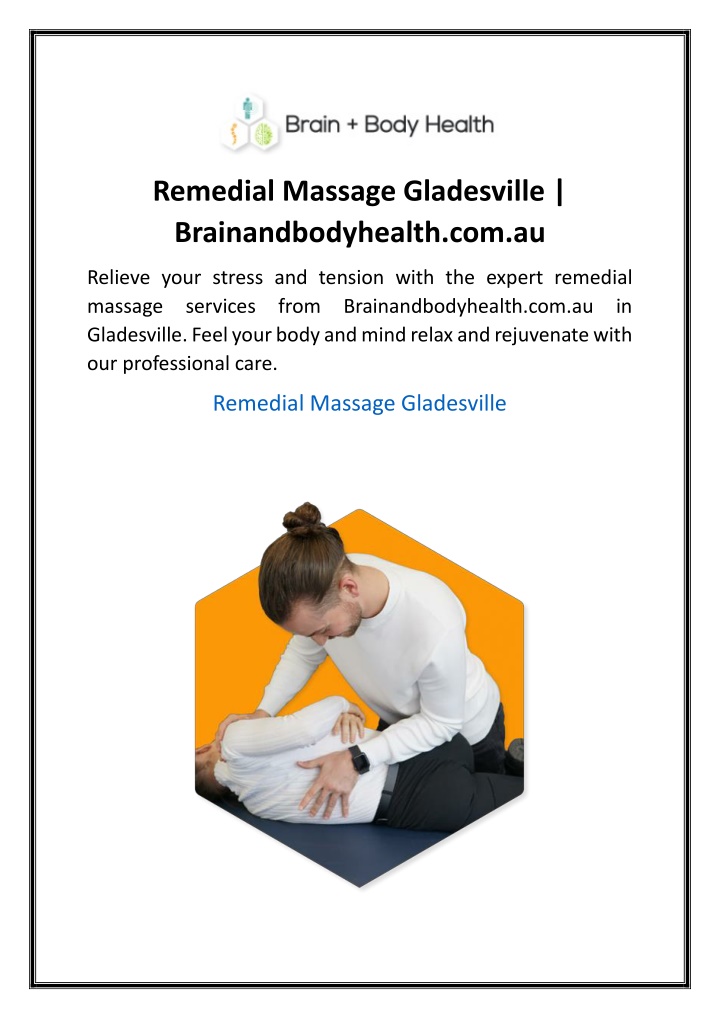 remedial massage gladesville brainandbodyhealth