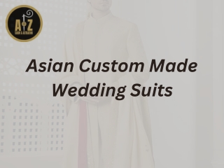 Asian Custom Made Wedding Suits