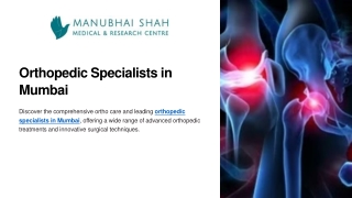 Orthopedics Specialist in Mumbai