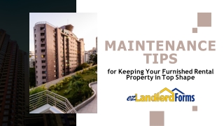 Proactive Maintenance for Furnished Rental Success