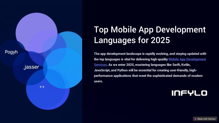 top mobile app development languages for 2025