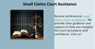 Small Claims Court Assistance