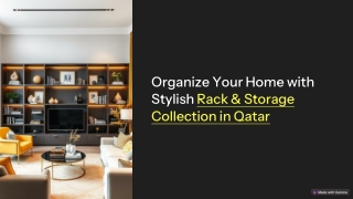 organize your home with stylish rack storage