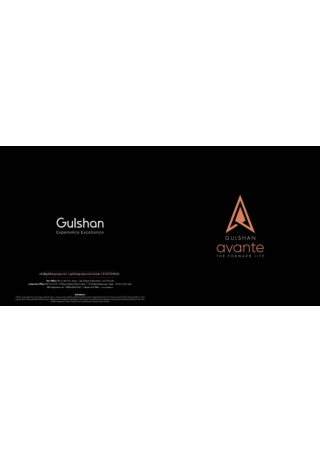 Gulshan Avante Greater Noida West: Elegant Floor Plans for Luxury Living