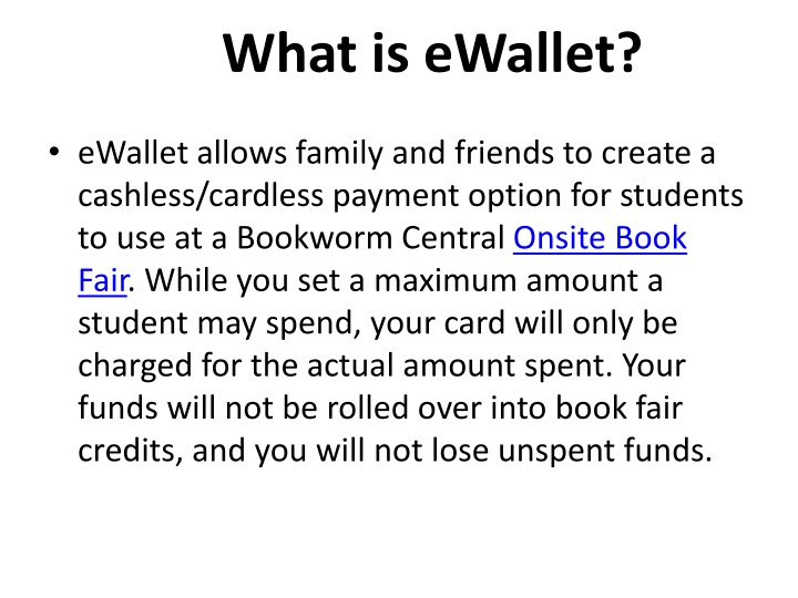 what is ewallet