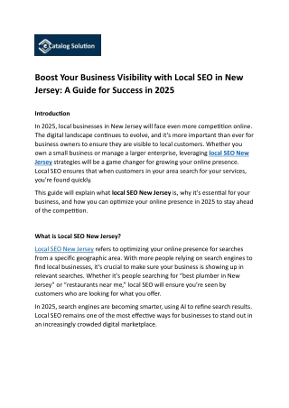 boost your business visibility with local