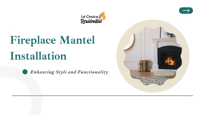 fireplace mantel installation