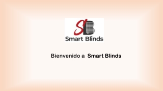 bienvenido a smart blinds