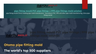 pipe fitting mould pvc pipe fittings ppr pipe