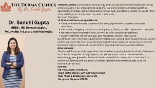 thedermaclinics is a renowned dermatology