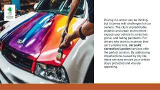 City Life and Your Car's Finish: The Best Paint Correction in London