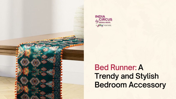 bed runner a trendy and stylish bedroom accessory