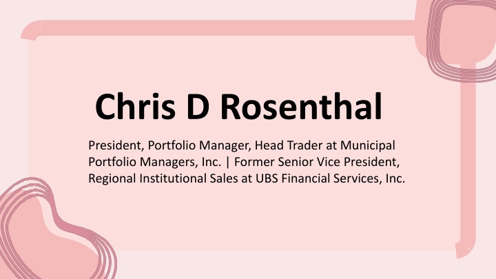 chris d rosenthal