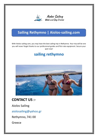 Sailing Rethymno  Aiolos-sailing