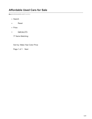 precisionautotn.com-Affordable Used Cars for Sale