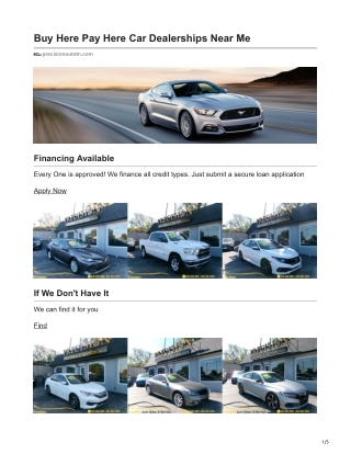 precisionautotn.com-Buy Here Pay Here Car Dealerships Near Me