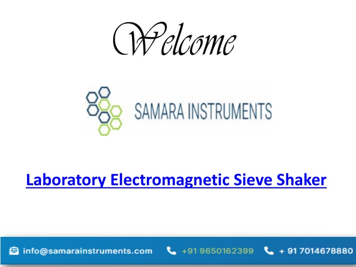 laboratory electromagnetic sieve shaker