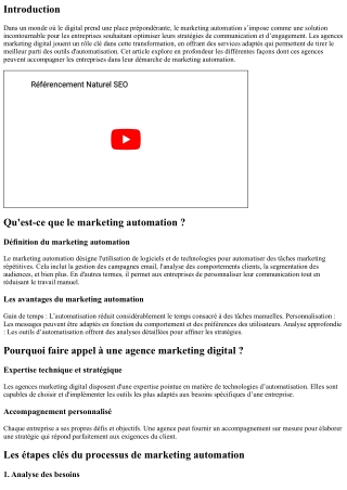 Marketing automation : comment les agences digitales peuvent vous aider ?