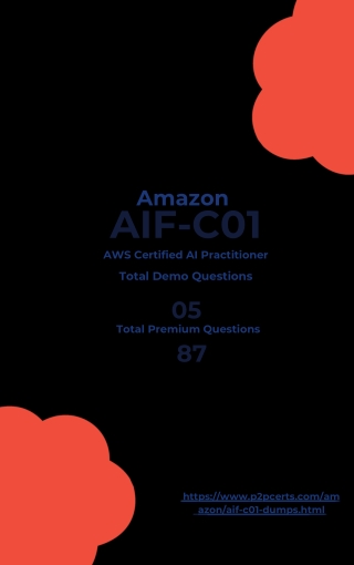 amazon aif c01 aws certified ai practitioner