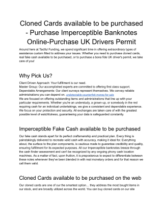 undetectable counterfeit money for sale