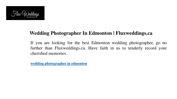 wedding photographer in edmonton fluxweddings ca