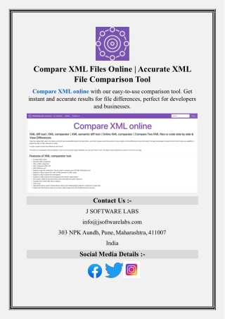 compare xml files online accurate xml file