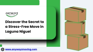 discover the secret to a stress free move