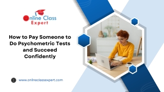 how to pay someone to do psychometric tests