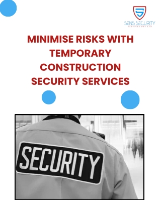 Private Security Companies Are Essential for Safety and Protection