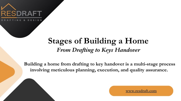 stages of building a home from drafting to keys