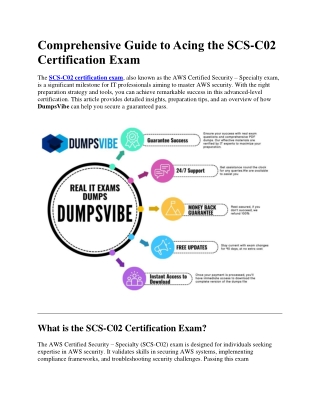 SCS-c02 exam