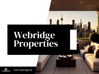 webridge properties