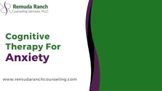 Transform Anxiety Through Effective Cognitive Therapy