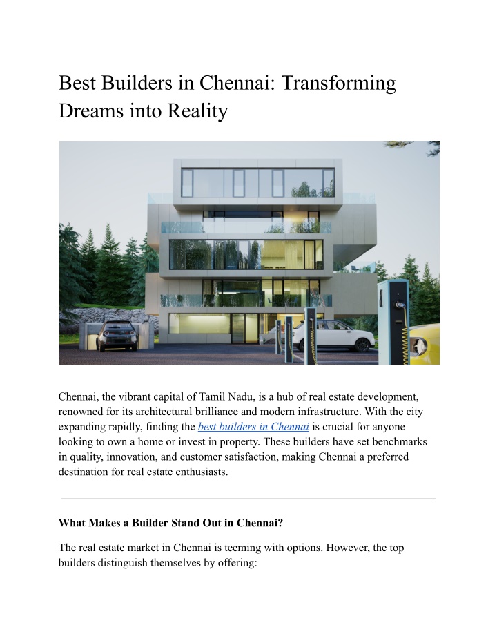 best builders in chennai transforming dreams into