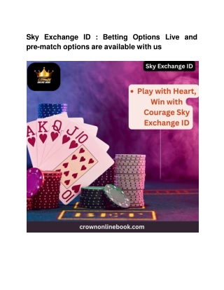 sky exchange id betting options live