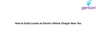 How to Easily Locate an Electric Vehicle Charger Near You